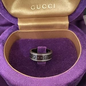 UPDATED* Gucci Icon Thin Band - Black Metal w Tags